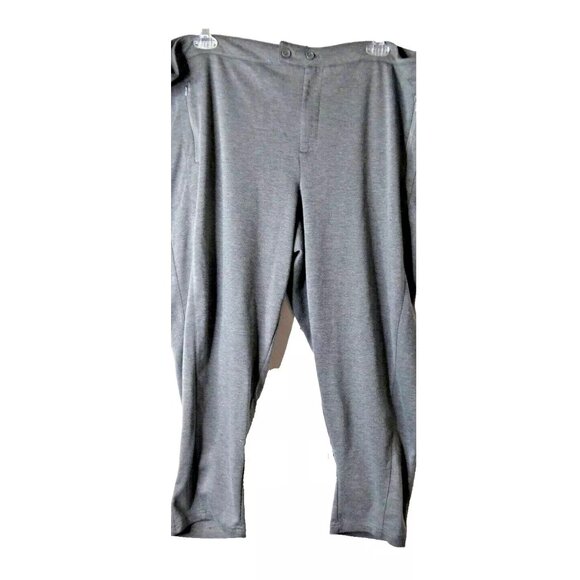 Pants Gray Plus size 26 / 28 Avenue Stretchy Polyester Womens Average Length - Picture 1 of 10
